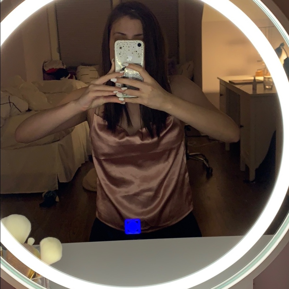 NASTYGAL silky tank top